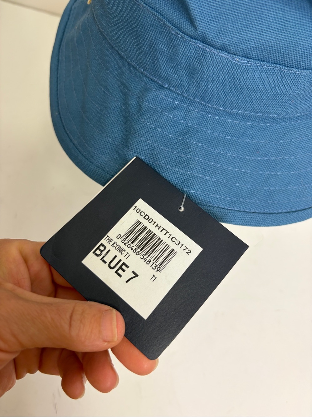 New The Tilley Hat Mens 7 Blue T1 Water Repellent Made in Canada Packable Travel - Picture 14 of 14
